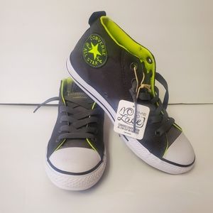 NWT Boys Dark Gray Converse